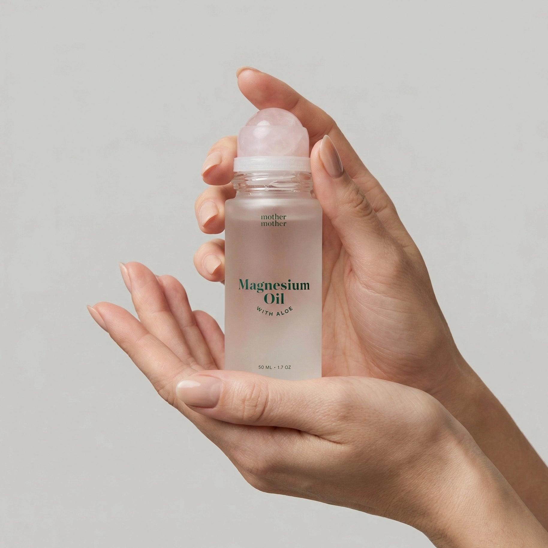 Mother Mother Magnesium Oil + Aloe + Rose Quartz Roller