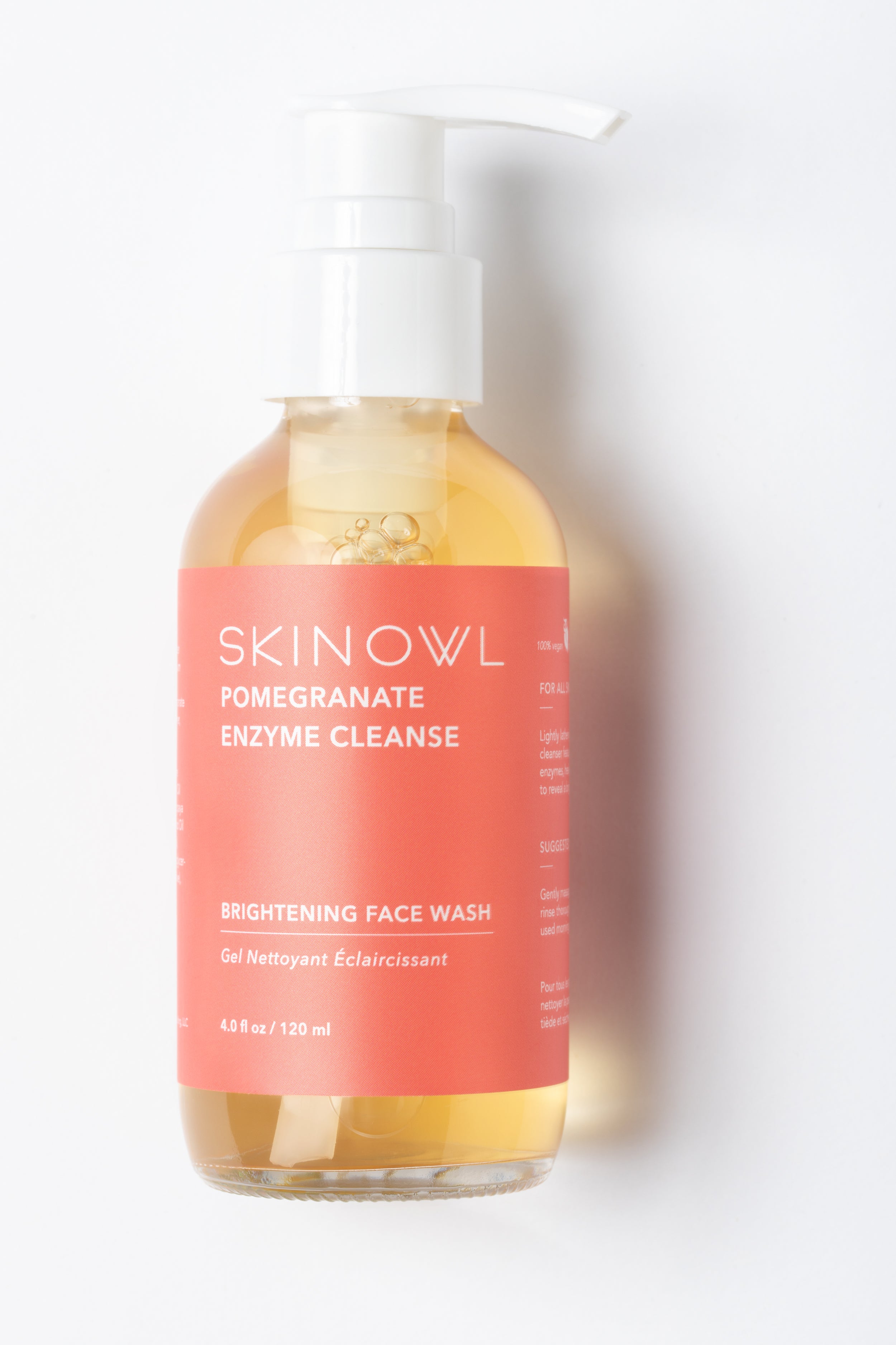 The Pomegranate Enzyme Cleanse - SkinOwl Vegan Skincare