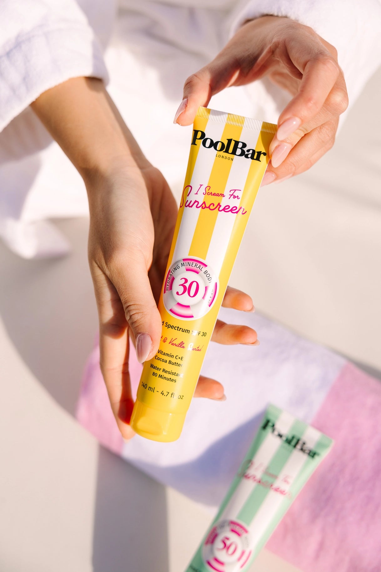 PoolBar London SPF 30 Zinc Sunscreen Cream