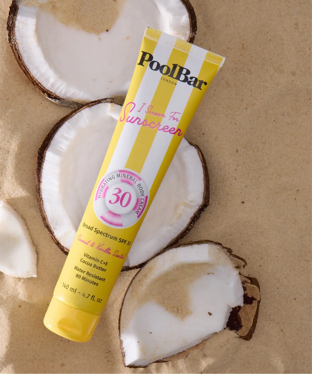 PoolBar London SPF 30 Zinc Sunscreen Cream